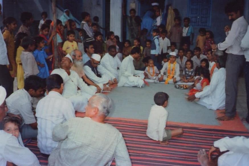 લીંચ - પૌત્ર પ્રણવની જનોઈ