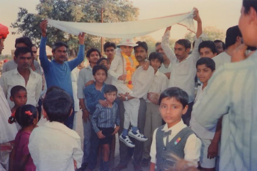 લીંચ - પૌત્ર પ્રણવની જનોઈ